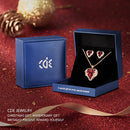 CDE Angel Wing Love Heart Necklaces and Earrings Silver Tone/Gold Tone Jewelry Sets