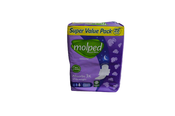 Molped Maxi Thick Extra Long Super Value Pack *28