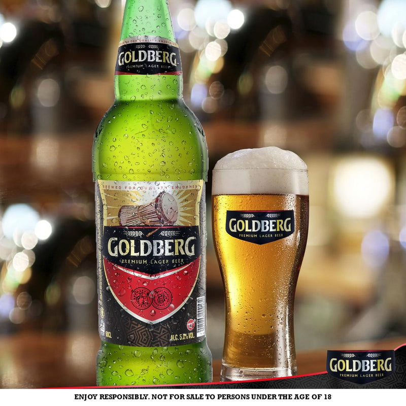 Goldberg Lager Beer 60cl Bottle