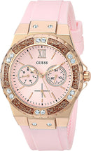 GUESS 39MM Crystal Silicone Watch