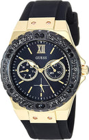 GUESS 39MM Crystal Silicone Watch