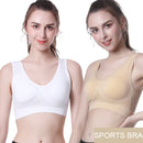 Bras For Women Plus Size Seamless Bra Cotton Breathable Underwear Wireless With Pads Push Up Bra Plus Size