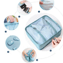 8-piece Suitcase Organizer Storage Bag Travel Cosmetic Bag Clothes Underwear Shoes Packing Cube High Quality Travel Makeup Bags
