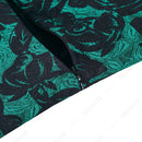 Women Floral Elegant V Neck Sheath Fitted Casual Work Party Sexy Sleeveless Pencil Dress EB425