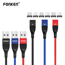 FONKEN Magnetic Charging Cable USB Type C Magnetic Phone Charger Cable For Iphone 12 Magnet Cable Micro USB Android Charge Cord