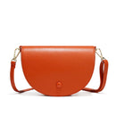 Brand Designer Crossbody Bags for Women Half Round Messenger Bag Soft Leather Luxury Women Bags Female Shoulder Bag High Quality