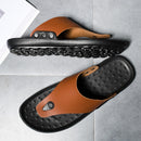 Men Flip Flops Sandals Slippers for Men Flats High Top Non-Slip PU Plus Size 44 Outdoor Casual Shoes