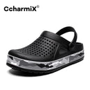 CcharmiX Mens Clogs Camo New Mens Sandals Slippers Men Outdoor Casual Men Sandals Water Shoes Male Big Size