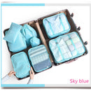 8-piece Suitcase Organizer Storage Bag Travel Cosmetic Bag Clothes Underwear Shoes Packing Cube High Quality Travel Makeup Bags