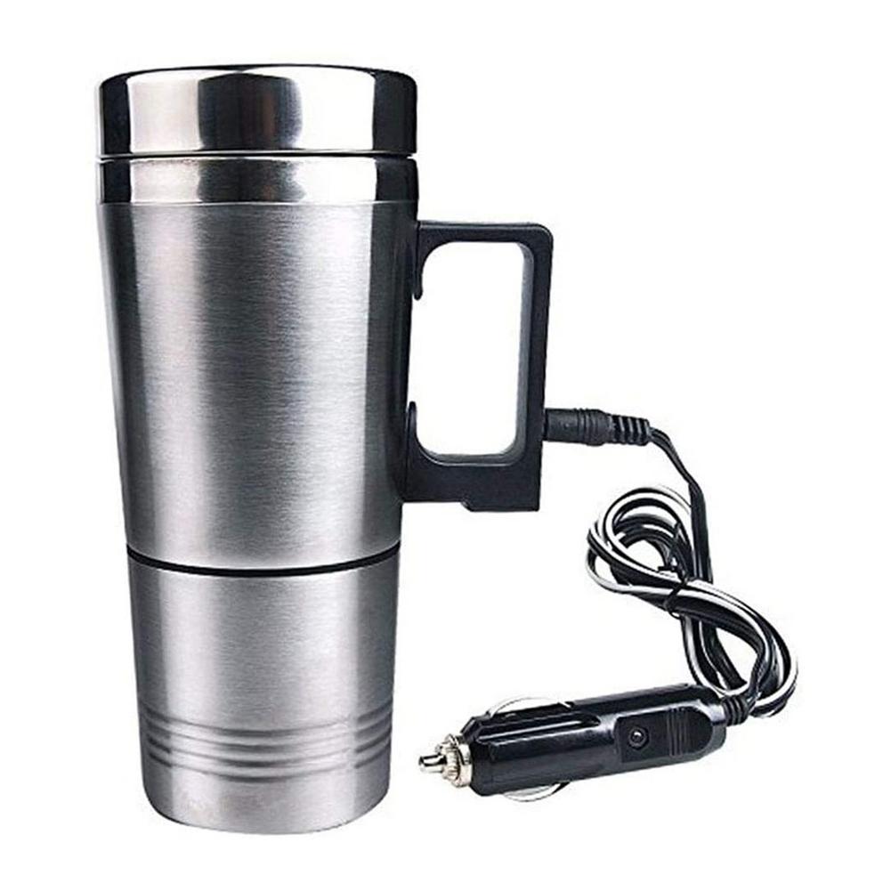 Heated Travel Mug, Heated Coffee Mug Warmer Electric Car Cup, 12V