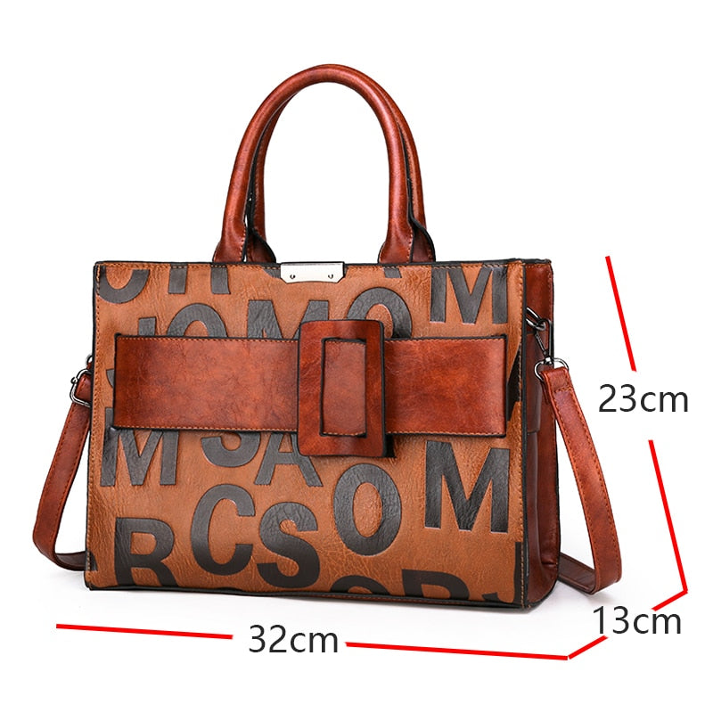 New PU Leather Handbags Fashion Ladies Shoulder Messenger Bags Tote Bag Luxury Brand Handbags Designer Bags for Women