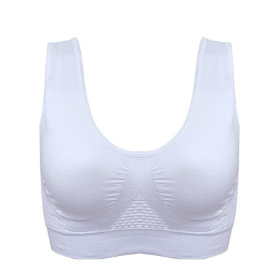 Bras For Women Plus Size Seamless Bra Cotton Breathable Underwear Wireless With Pads Push Up Bra Plus Size