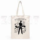 The Vampire Diaries Chronicles Vampiricas Hip Hop HipsterCartoon Print Shopping Bags Girls Fashion Casual Pacakge Hand Bag