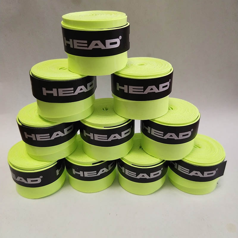 10pcs Original HEAD Tennis Overgrip Tennis Racket PU Tenis Sweatband  antivibrador Grip Padel Tenis Raquete Padel