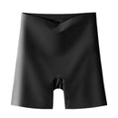 Flarixa Women Seamless Shorts Safety Pants High Waist Large Size Ice Silk Boxer Panties Anti Friction Skirt Shorts
