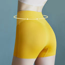 Flarixa Women Seamless Shorts Safety Pants High Waist Large Size Ice Silk Boxer Panties Anti Friction Skirt Shorts