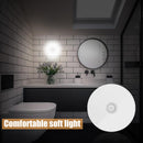 Motion Sensor LED Wireless Night Light Bedroom Lamp USB Rechargeable Energy-saving Automatic Wall-Mounted Body Induction Lamp