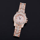 Hip Hop Luxury Mens Iced Out CZ Baguette Waterproof Watches Date Quartz Wrist Watches With Micropave Alloy Watch For Men Jewelry