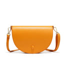 Brand Designer Crossbody Bags for Women Half Round Messenger Bag Soft Leather Luxury Women Bags Female Shoulder Bag High Quality