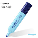1pcs STAEDTLER Pastel Color Highlighter Pen 1-5mm Line Vintage Marker Liner Highlighting Paper Fax Drawing Office School A6112