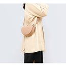 Brand Designer Crossbody Bags for Women Half Round Messenger Bag Soft Leather Luxury Women Bags Female Shoulder Bag High Quality