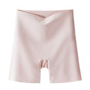Flarixa Women Seamless Shorts Safety Pants High Waist Large Size Ice Silk Boxer Panties Anti Friction Skirt Shorts