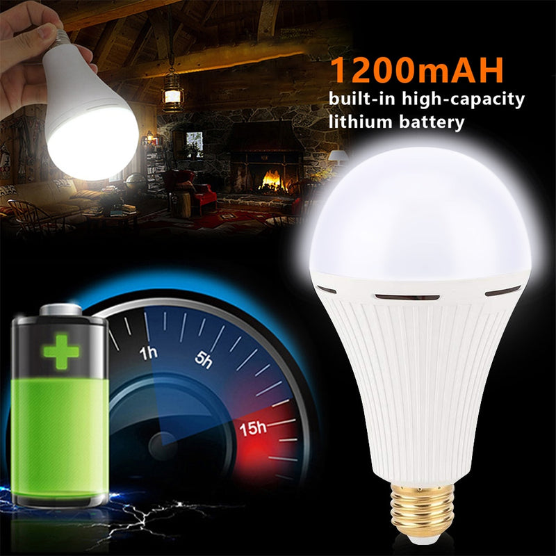 Rechargeable Emergency LED Light Bulb E27 Lamp Magic light bulb with water on the smart emergency bulb rechargeable water light