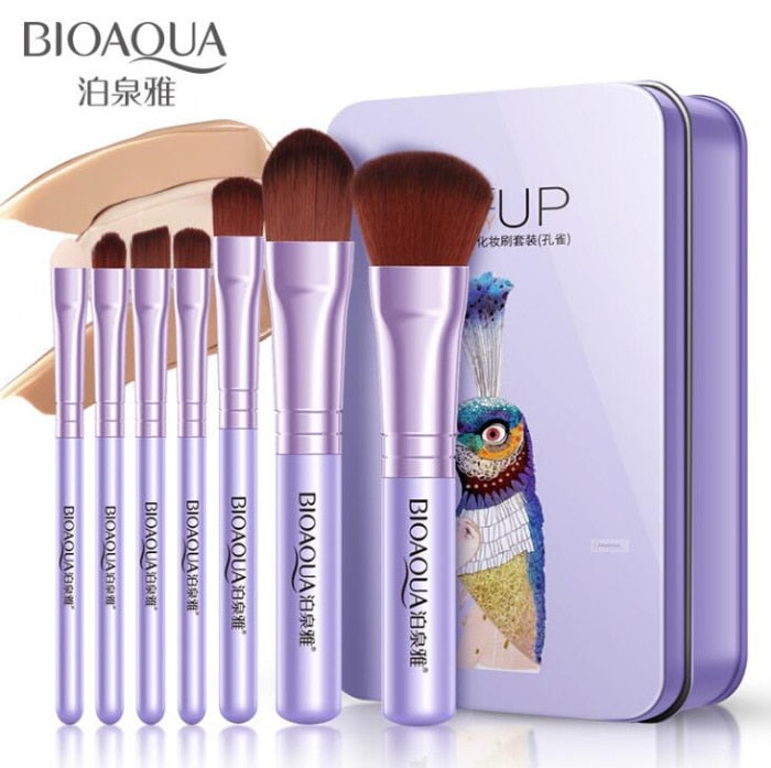 7pcs Makeup Brushes Set Women Facial make up Brush Face Cosmetic Beauty Eye Shadow Foundation Blush Tools