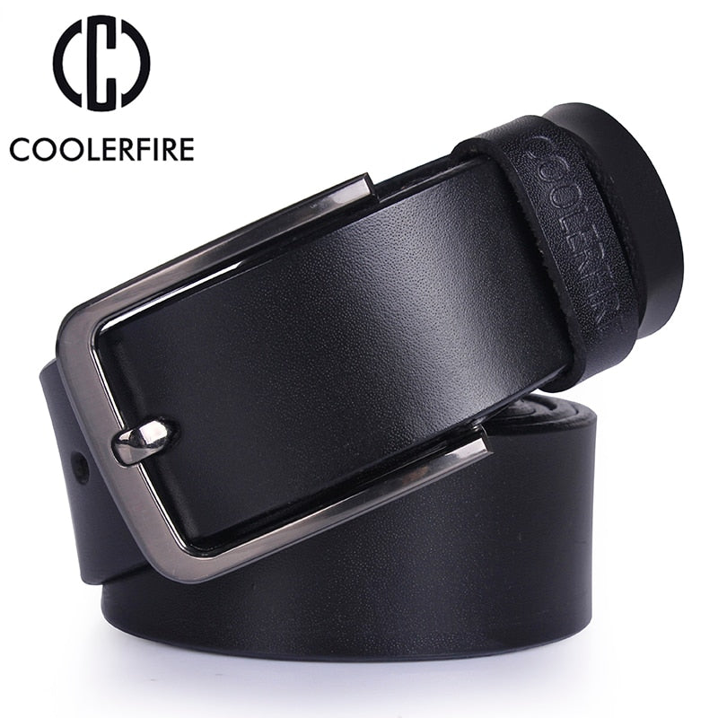 High quality genuine leather belt luxury designer belts men  Belts for men  Cowskin Fashion vintage pin buckle for jeans