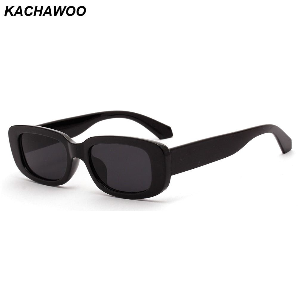 Rectangle Sunglasses Black Leopard Sun Glasses Fashion Trending Shades