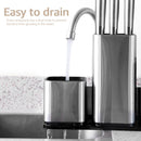 Knife Stand Holder For Kitchen Knife Stainless Steel Cooking Knife Holder Stand Block High End Kitchen Accessories