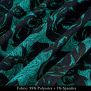 Women Floral Elegant V Neck Sheath Fitted Casual Work Party Sexy Sleeveless Pencil Dress EB425