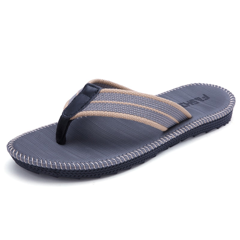 Couples Fashion Trend Flip Flops Home Slippers Non-Slip Beach Sewing Cool Student Clip Outside Slides