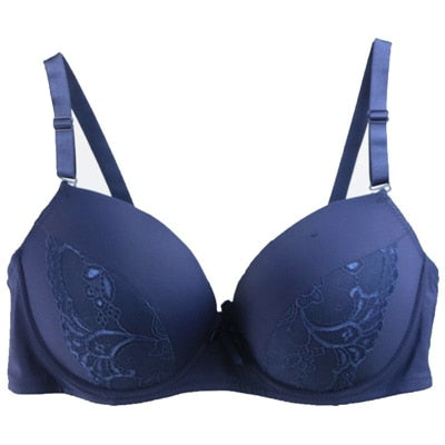 40Z Thin plus size bra cup adjustable push up side gathering furu mm Large  c cup e cup women's underwear