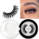 LEHUAMAO Makeup Eyelashes 3D Mink Lashes Thick HandMade Fluffy Lashes Cruelty Free Volume Wispy Soft Lash Reusable False Eyelash