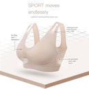 Bras For Women Plus Size Seamless Bra Cotton Breathable Underwear Wireless With Pads Push Up Bra Plus Size