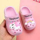Unicorn Slippers for Boy Girl Rainbow Shoes Toddler Animal Kids Outdoor Baby Slippers PVC Cartoon Kids Slippers