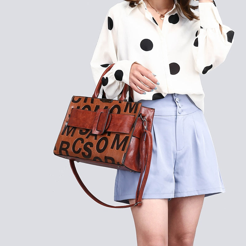 New PU Leather Handbags Fashion Ladies Shoulder Messenger Bags Tote Bag Luxury Brand Handbags Designer Bags for Women