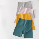 Flarixa Women Seamless Shorts Safety Pants High Waist Large Size Ice Silk Boxer Panties Anti Friction Skirt Shorts