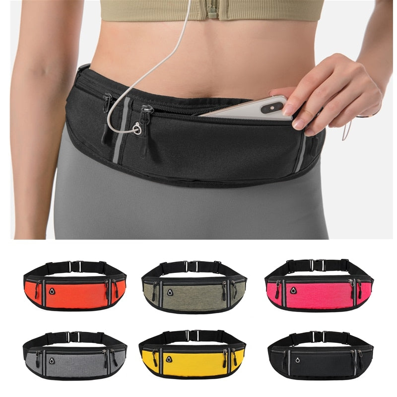 Professional Running Waist Bag Sports Belt Pouch Mobile Phone Case Men