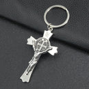 Jesus Cross Keychains Christian Religious Beliefs Key Chains Fashion Jewelry Accessories Gift Bag Charm Car Keyring