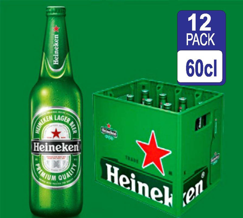 Heineken Lager Beer Bottle 60cl