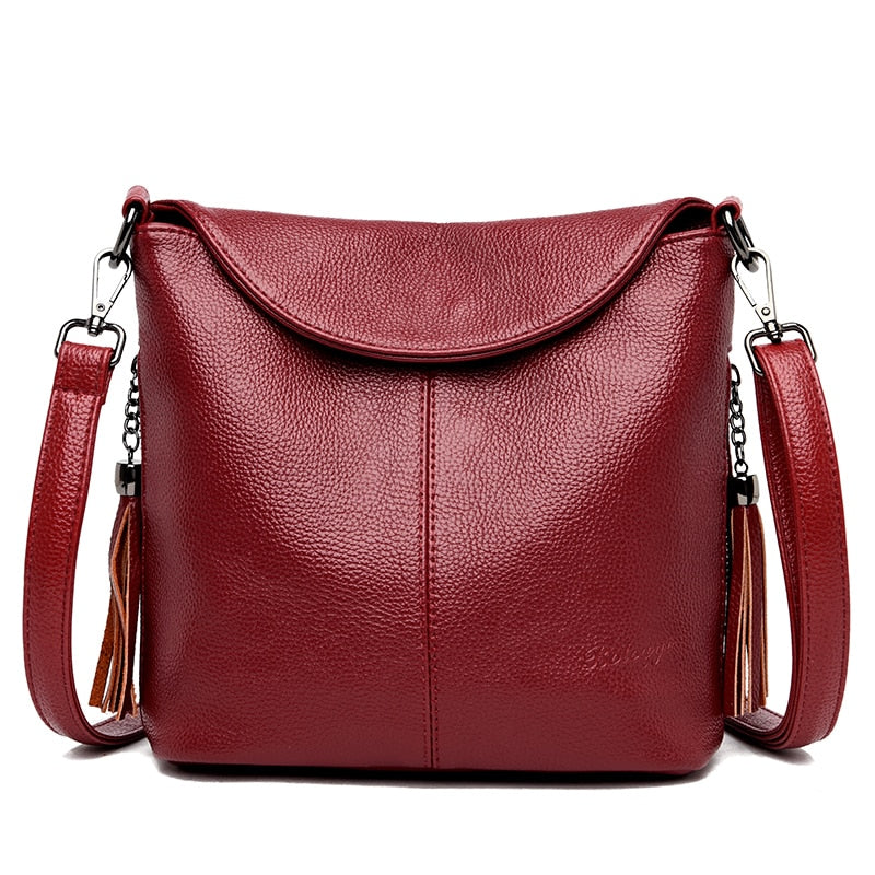 Soft Leather Crossbody Bags for Women Luxury Handbags Women Bags Designer Female Casual Hand Shoulder Bag bolsos de mujer