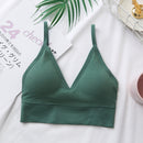 Women Sexy Crop Tops Tube Top Female Streetwear Sleeveless Camis Seamless Sports Lingerie Tee Bra Crop Top Bandeau Top Tank