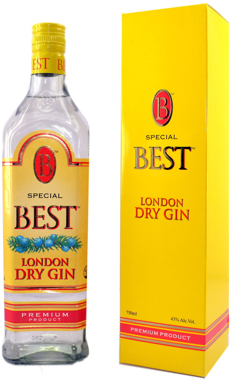 Best London Dry Gin 750ml