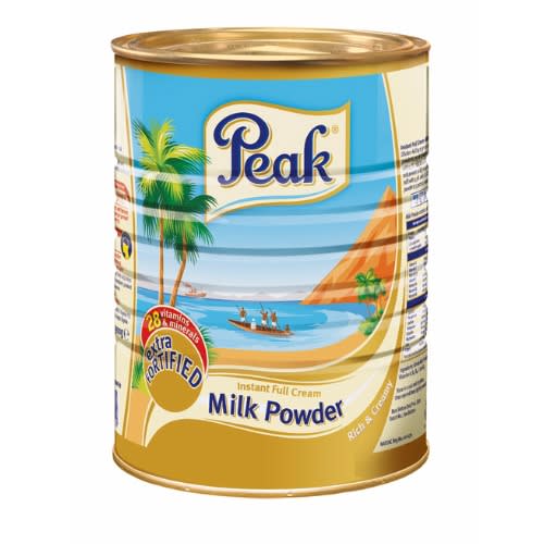 Peak Powdered Full Cream Milk Tin 900g