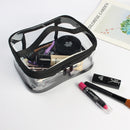Transparent PVC Cosmetic Bags For Women Waterproof Toiletries Storage Bag Travel Makeup Bag Female Neceser Make Up Beauty Cases