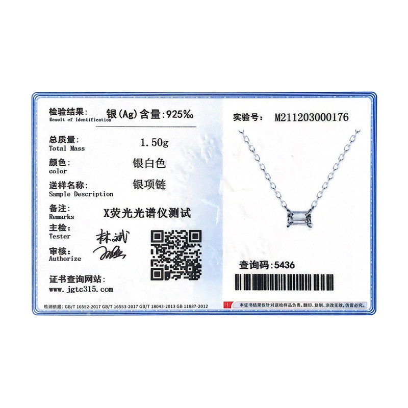 Modian Genuine 925 Sterling Silver Fashion Charm AAA Zirconia Pendant Necklace For Women Silver Female Necklaces Fine Jewelry