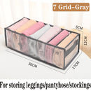 7 Grid Jeans storage boxes Closet Organizer Wardrobe Dividers Drawer Organizers  Foldable Underwear Storage Box