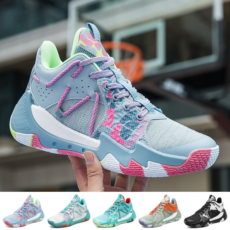 Women's Basketball Shoe Men's Basketball Sneakers Confortable Basketball Tennis Man Outdoor Non Slip Basket Trainer Hot Sale